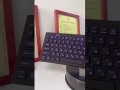 Arkaplan ışığı su geçirmez PC silikon tam klavye tıbbi ekipman özel pinpad
